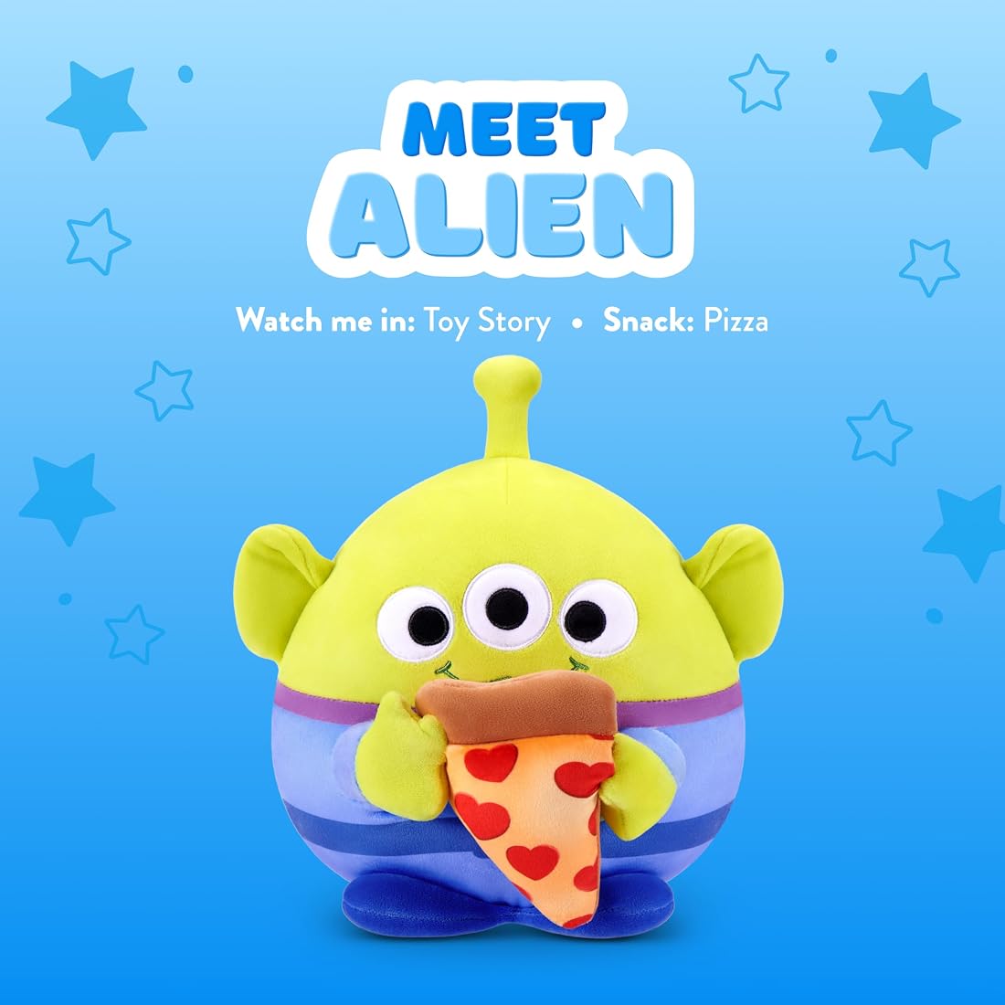 Snackles Alien and Pizza 8-Inch Plush — view 2