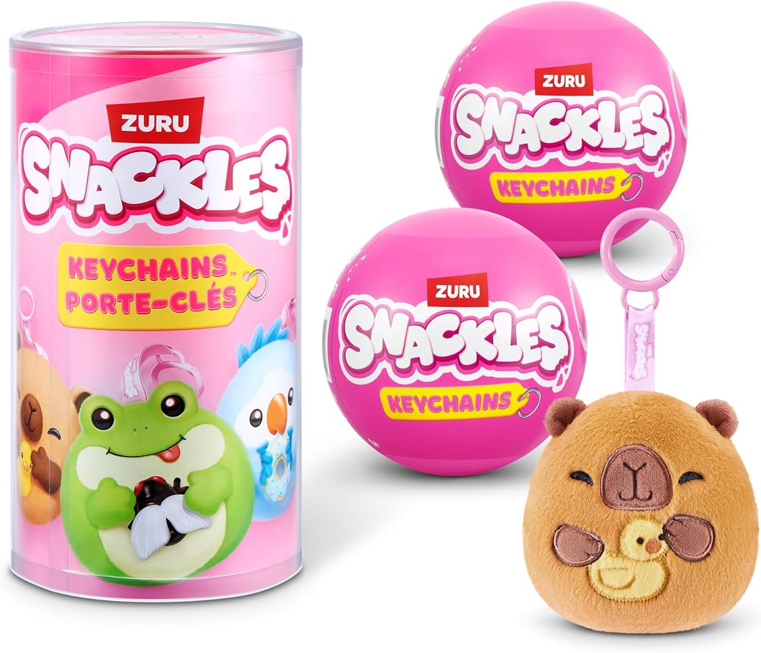 Snackles Clip-On Keychains 2-Pack