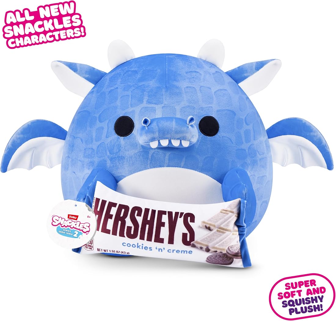 Snackles Dragon and Hershey Cookies n Cream 16-Inch Plush — view 2