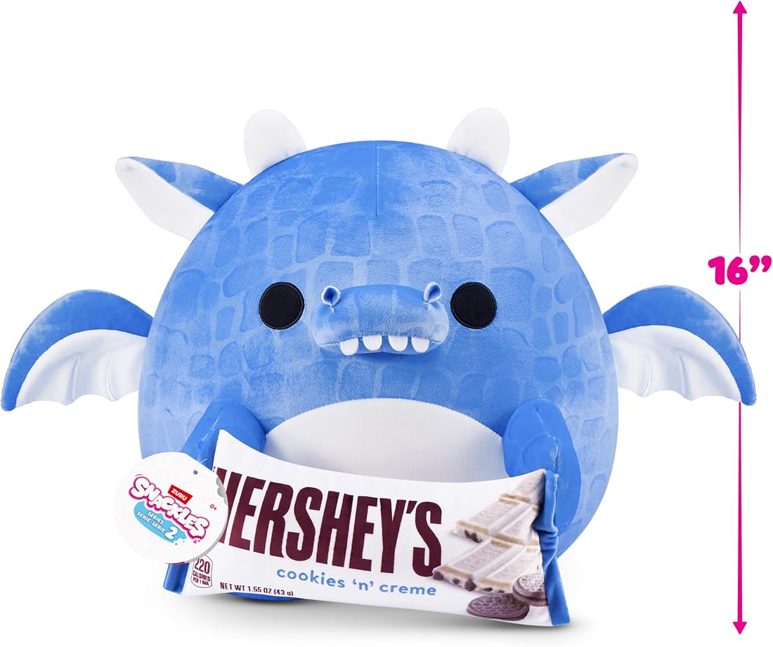 Snackles Dragon and Hershey Cookies n Cream 16-Inch Plush — view 3