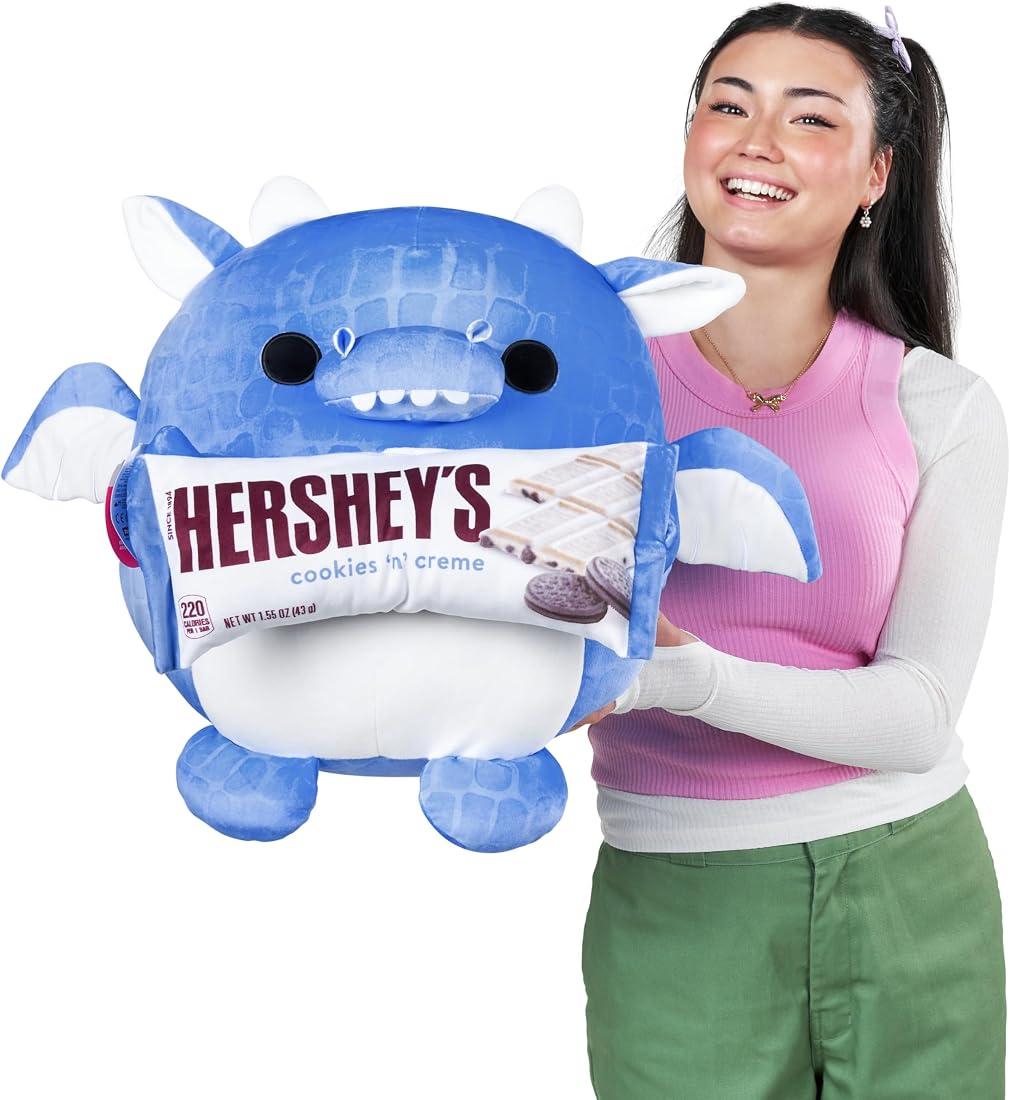 Snackles Dragon and Hershey Cookies n Cream 16-Inch Plush — view 4