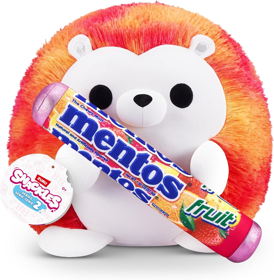 Snackles Hedgehog and Mentos 14-Inch Plush