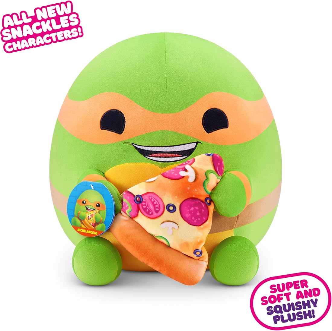 Snackles Michelangelo 14-Inch Plush — view 2
