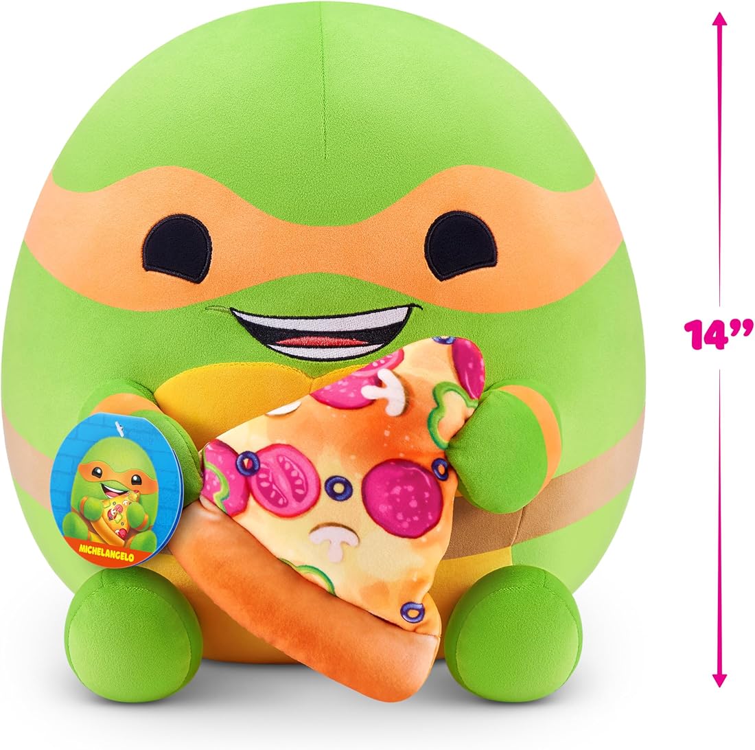 Snackles Michelangelo 14-Inch Plush — view 3