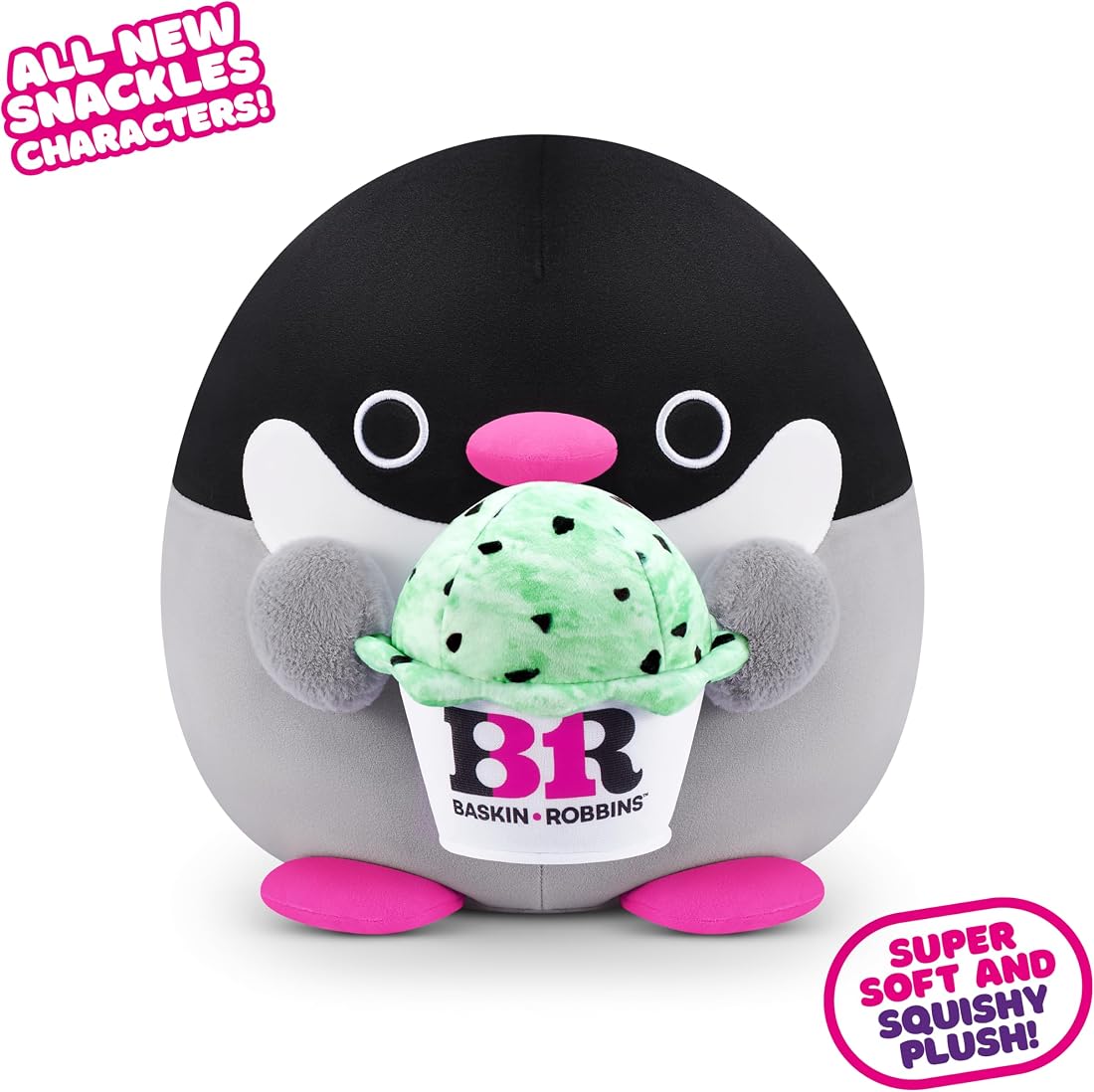 Snackles Penguin and Baskin-Robbins 14-Inch Plush — view 2