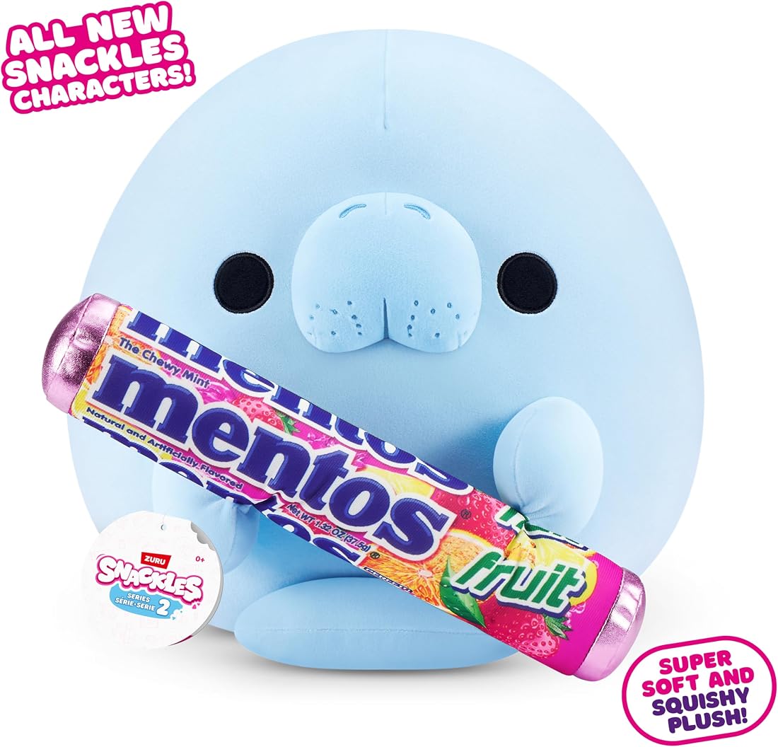 Snackles Sea Cow and Mentos Fruit 8-Inch Plush — view 2