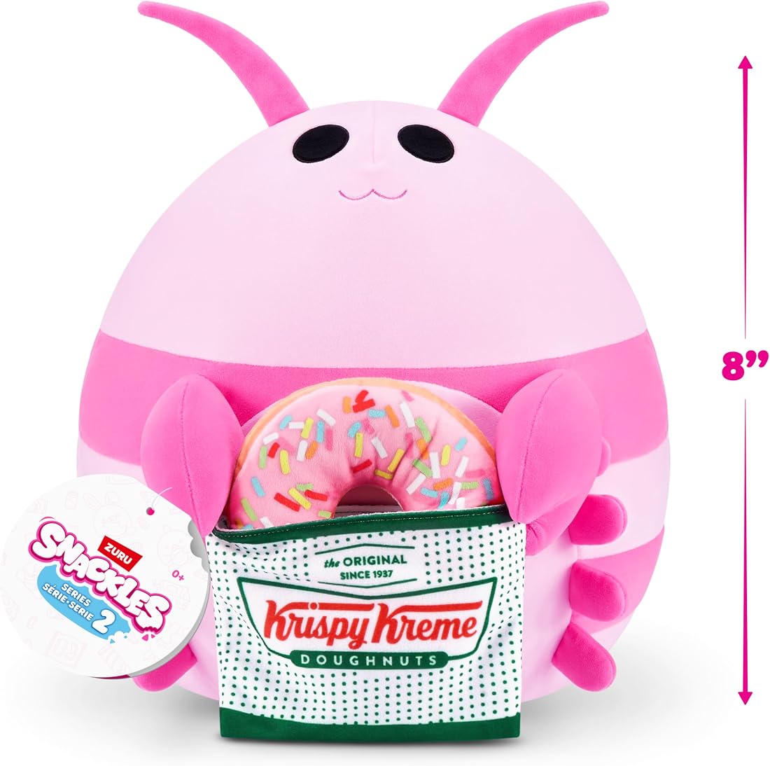 Snackles Shrimp and Krispy Kreme 8-Inch Plush — view 3