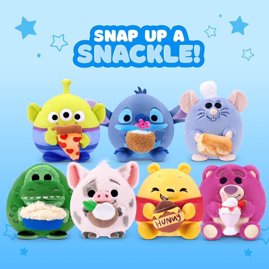 Snackles Stitch and Coconut Water 8-Inch Plush — view 3