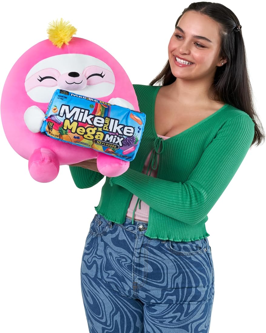 Snackles Super-Sized Sloth and Mike and Ike 14-Inch Plush — view 3